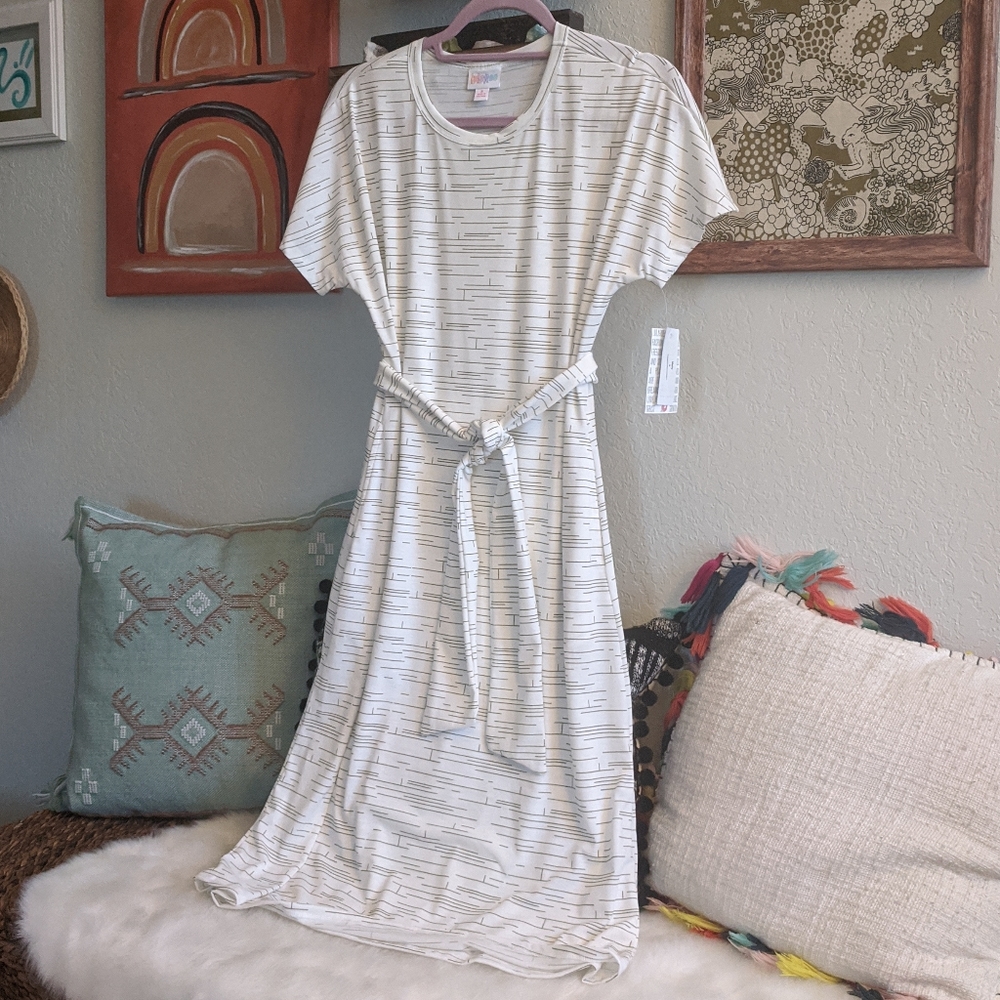 --SOLD-- Lularoe Marley Dress - White